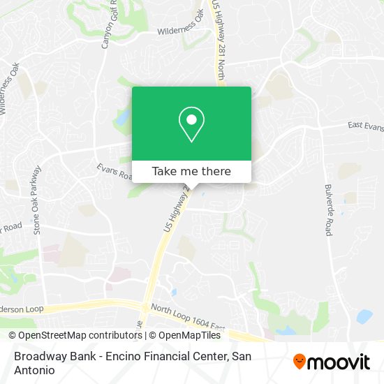 Broadway Bank - Encino Financial Center map