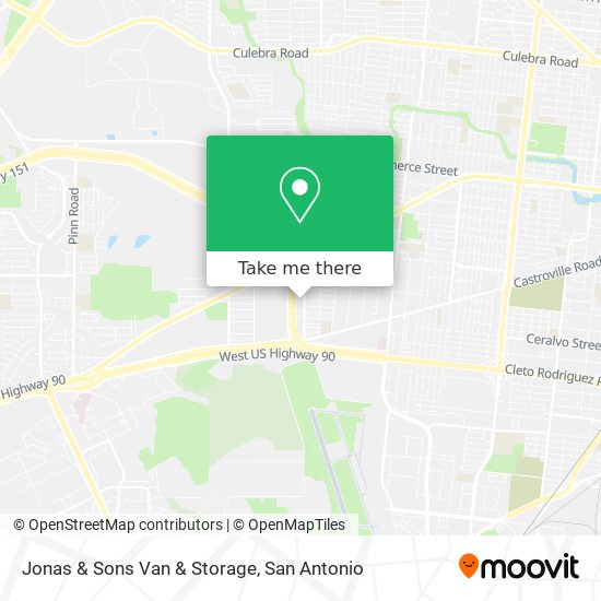 Mapa de Jonas & Sons Van & Storage