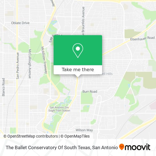 The Ballet Conservatory Of South Texas map