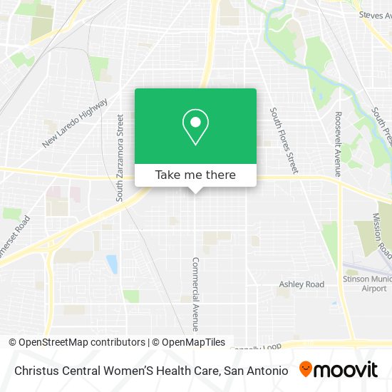Christus Central Women’S Health Care map