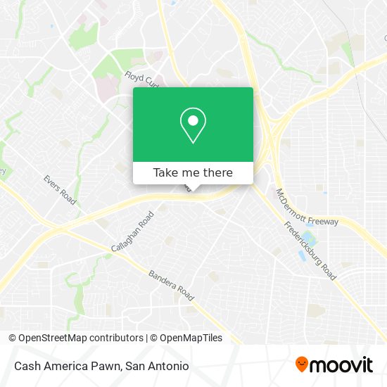 Cash America Pawn map