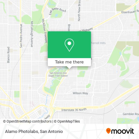 Alamo Photolabs map