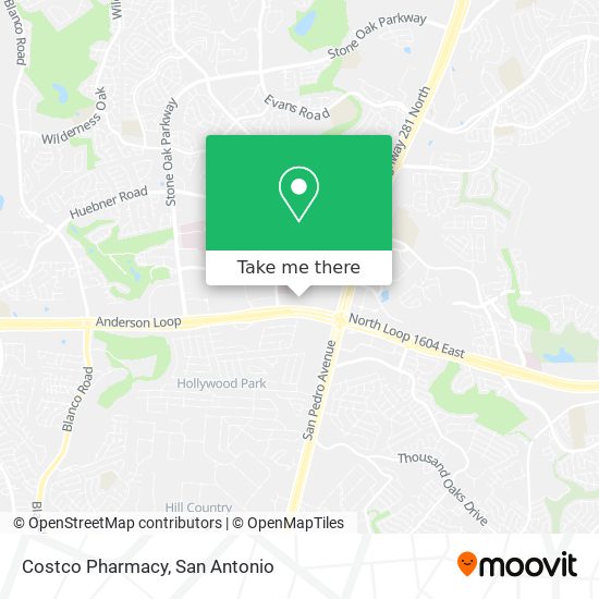 Mapa de Costco Pharmacy