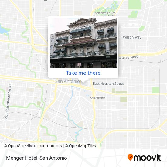 Mapa de Menger Hotel