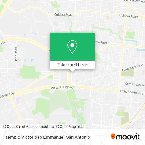 Templo Victorioso Emmanuel map