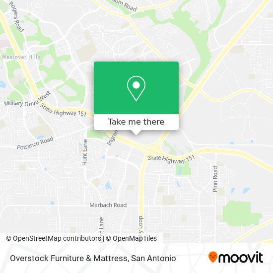 Mapa de Overstock Furniture & Mattress