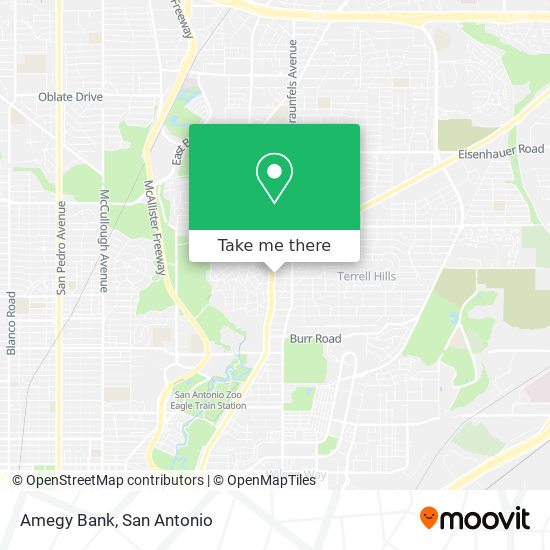 Mapa de Amegy Bank