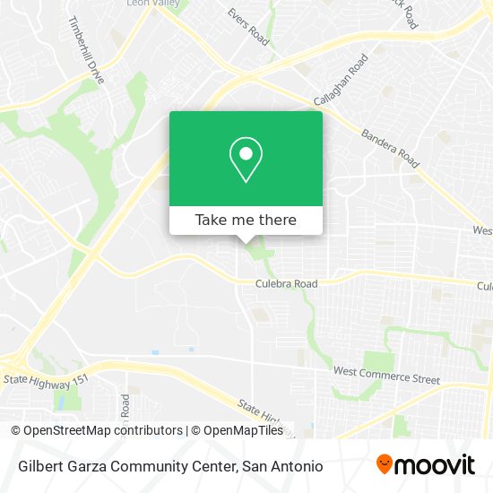 Mapa de Gilbert Garza Community Center