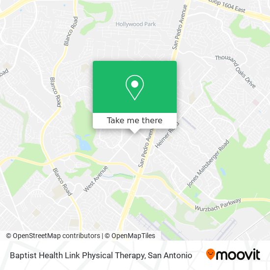 Baptist Health Link Physical Therapy map