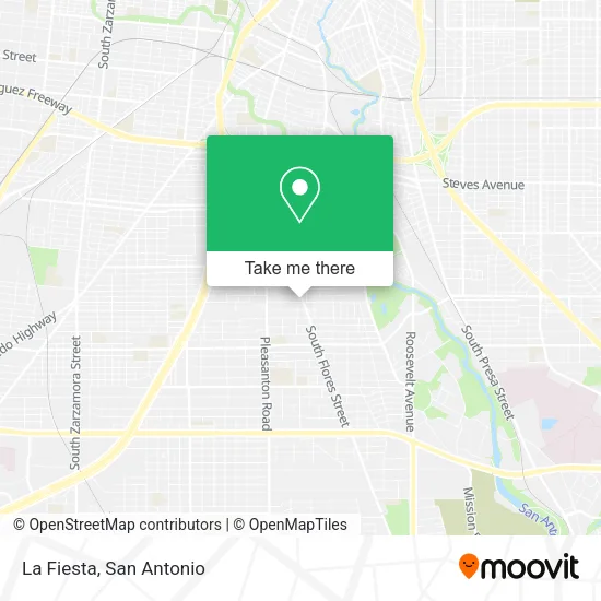 La Fiesta map