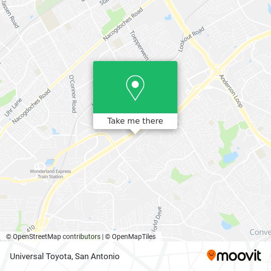 Universal Toyota map