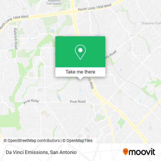 Da Vinci Emissions map