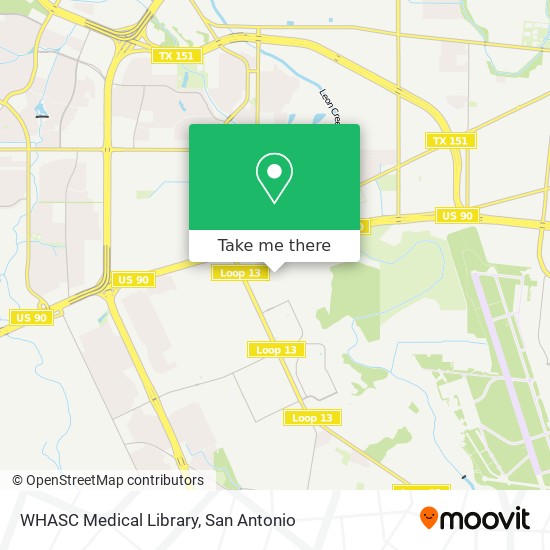 WHASC Medical Library map
