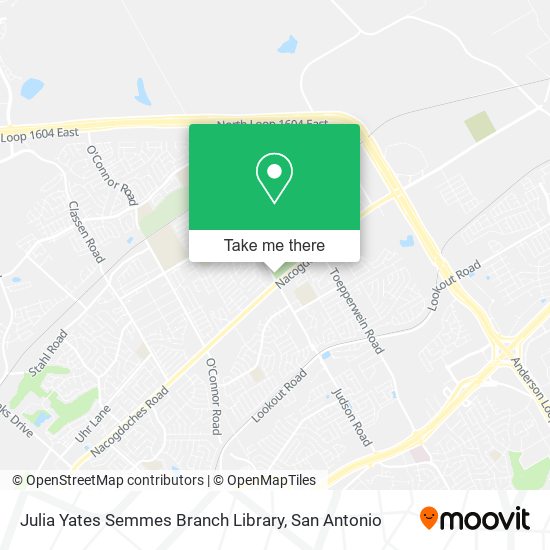 Julia Yates Semmes Branch Library map