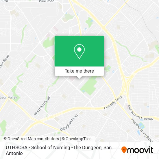 UTHSCSA - School of Nursing -The Dungeon map