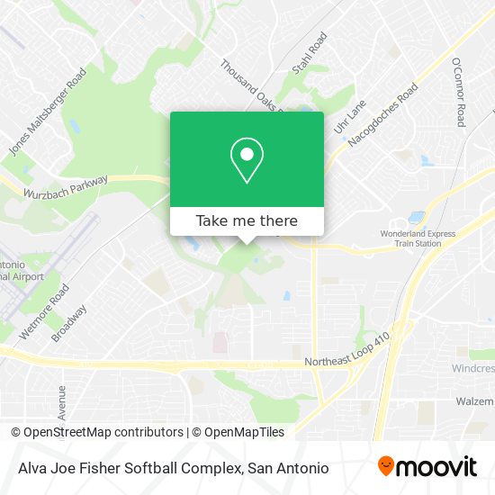 Alva Joe Fisher Softball Complex map