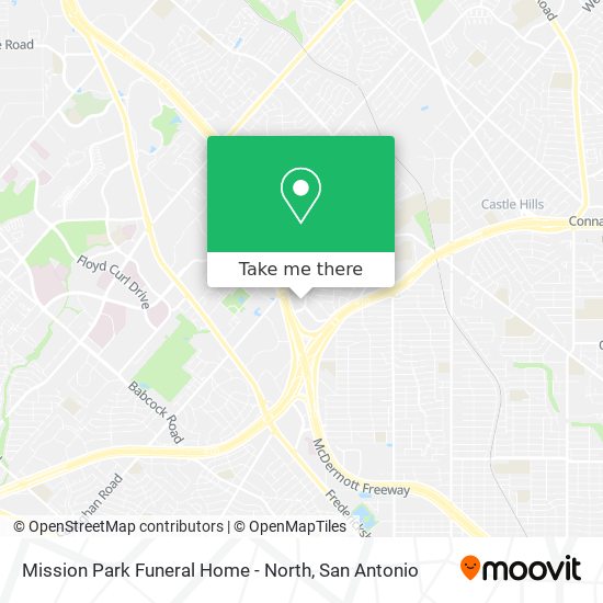 Mapa de Mission Park Funeral Home - North