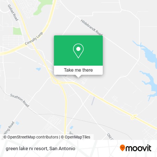 Mapa de green lake rv resort
