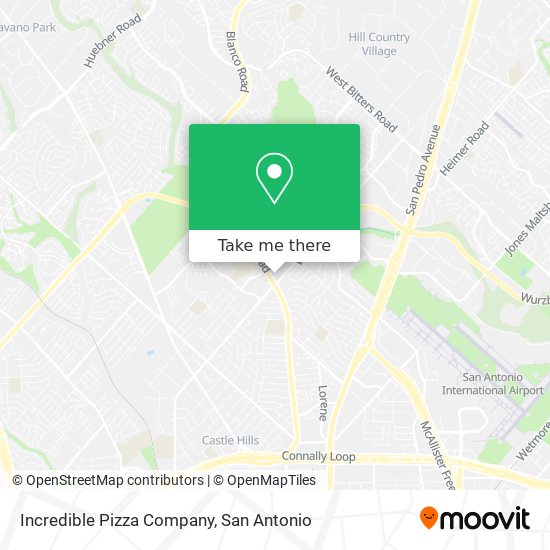 Incredible Pizza Company map