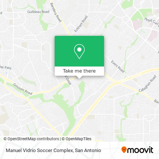 Mapa de Manuel Vidrio Soccer Complex