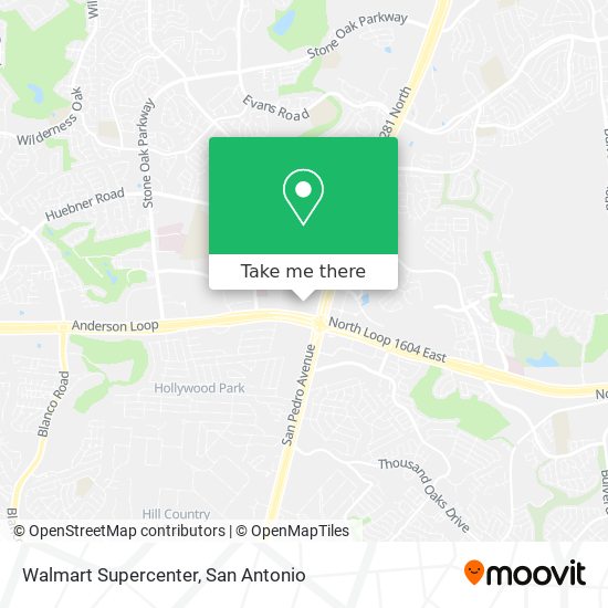 Walmart Supercenter map