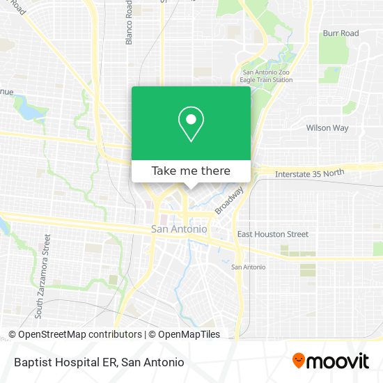 Baptist Hospital ER map