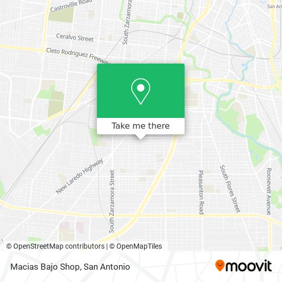 Macias Bajo Shop map