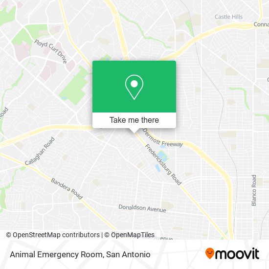 Mapa de Animal Emergency Room
