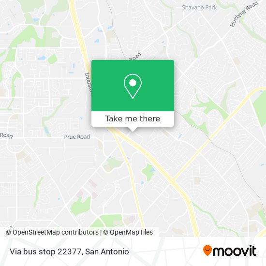 Mapa de Via bus stop 22377