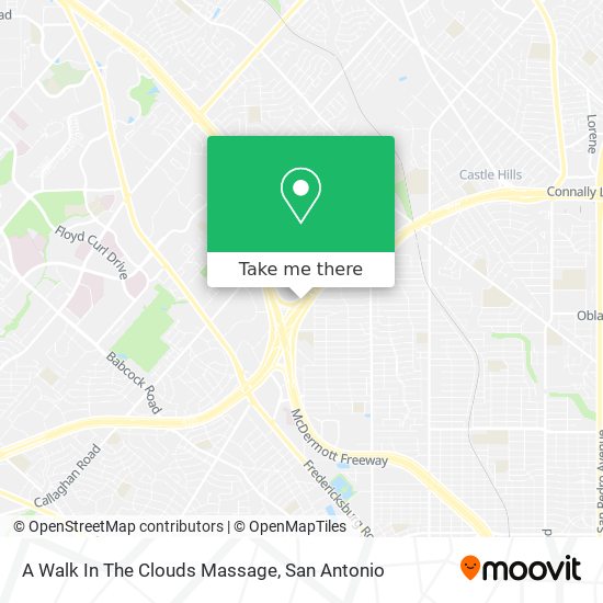 Mapa de A Walk In The Clouds Massage
