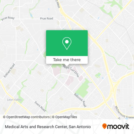 Medical Arts and Research Center map