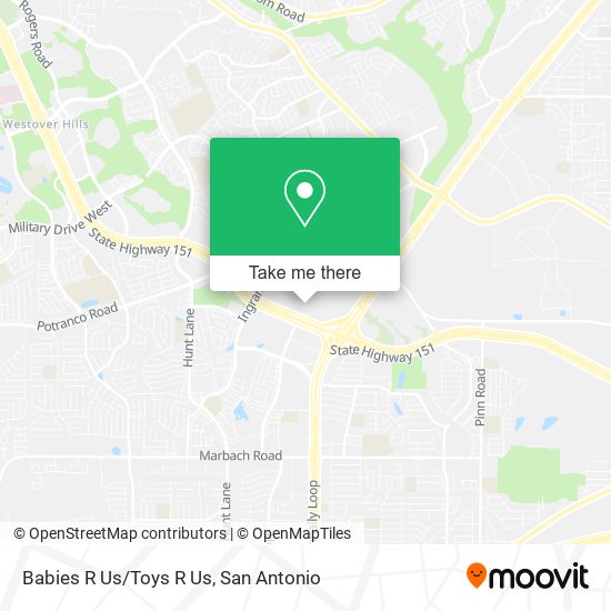 Babies R Us/Toys R Us map