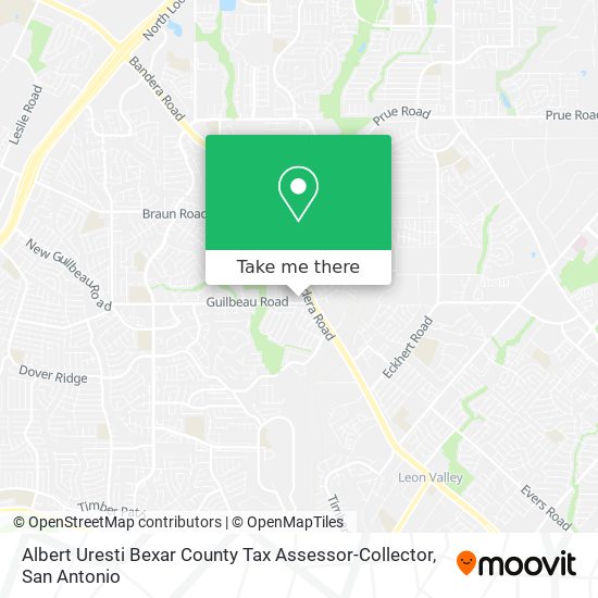 Albert Uresti Bexar County Tax Assessor-Collector map