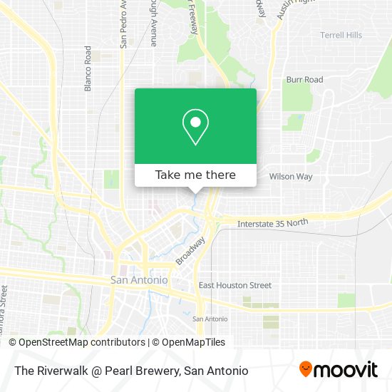 The Riverwalk @ Pearl Brewery map