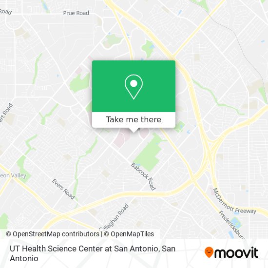 UT Health Science Center at San Antonio map