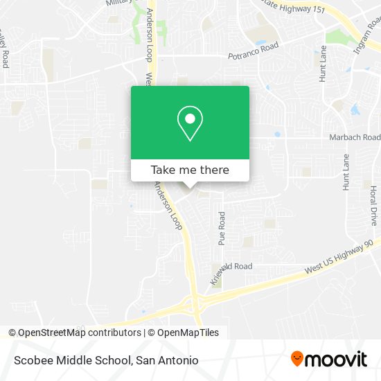 Scobee Middle School map