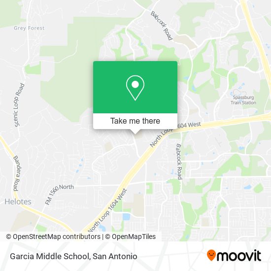 Garcia Middle School map