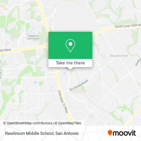 Mapa de Rawlinson Middle School