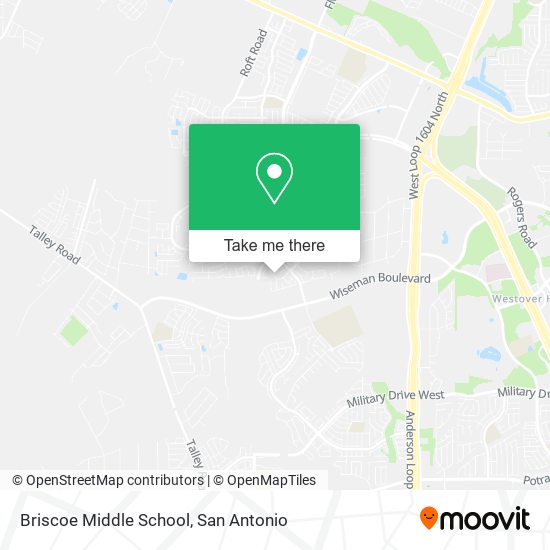 Mapa de Briscoe Middle School