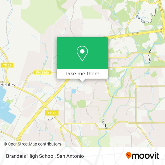 Brandeis High School map
