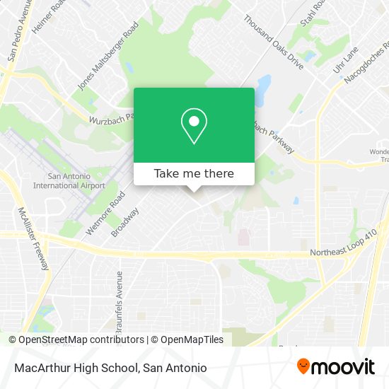 MacArthur High School map