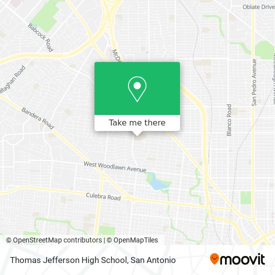 Thomas Jefferson High School map