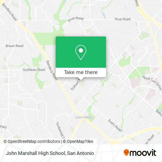 John Marshall High School map