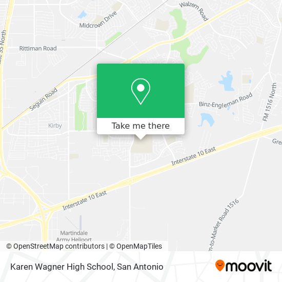 Mapa de Karen Wagner High School