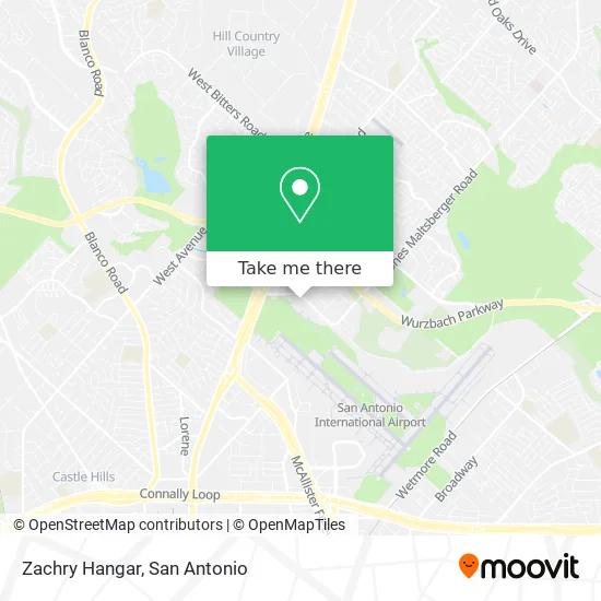 Mapa de Zachry Hangar