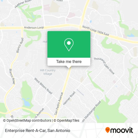 Enterprise Rent-A-Car map