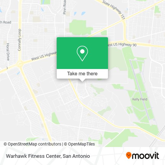 Mapa de Warhawk Fitness Center