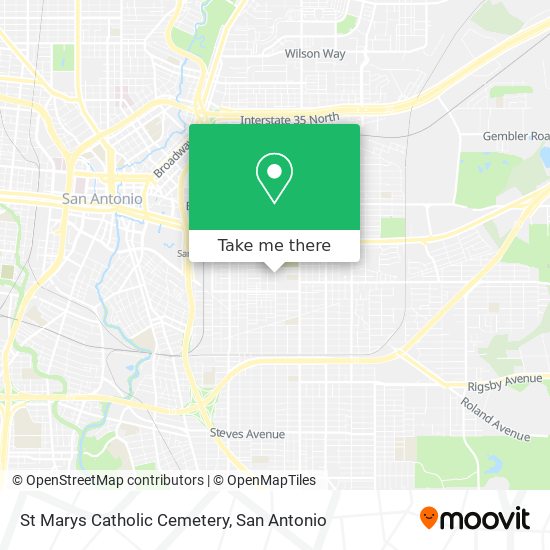 St Marys Catholic Cemetery map