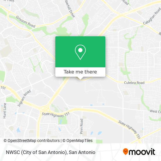 NWSC (City of San Antonio) map