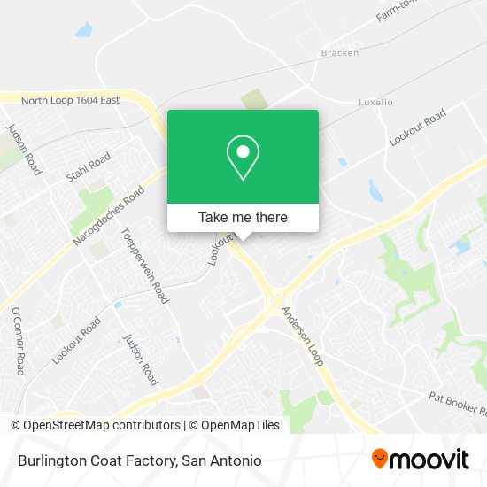 Mapa de Burlington Coat Factory